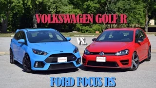 2016 Volkswagen Golf R vs Ford Focus RS