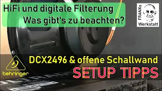 #Ultradrive DCX2496 & offene Schallwand | Wie schliesse ich es an?