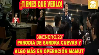 ¡TIENES QUE VERLO! PARODIA DE SANDRA CUEVAS EN EL PROGRAMA OPERACION MAMUT.