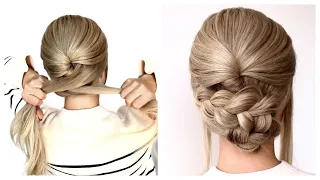 UPDO  Perfect for the Holidays  || easy hairstyles || quick hairstyles || cool hairstyles ||