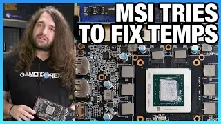 MSI Listened to Us: RX 5700 XT Evoke Thermal Pad New vs. Old Test