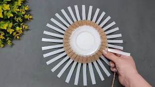 AN EMPTY YOGURT JAR TURNS INTO A BEAUTIFUL BASKET SEE HOW / DIY BASKET 🧺