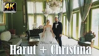 Harut + Christina's Wedding 4K UHD Highlights at Renaissance hall st Leon Church and Sunset Estate