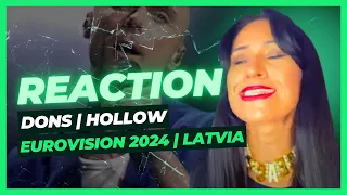 Reaction Dons | Hollow | Latvia | Official Music Video | Eurovision 2024