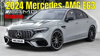 New 2024 Mercedes AMG E 63 W214 Rendered