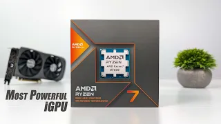 Ryzen 7 8700G First Look, The Most Powerful iGPU Ever! No Graphics Card Needed