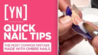 Quick Nail Tips: The Most Common Mistake Made with Ombre Nails - #Shorts