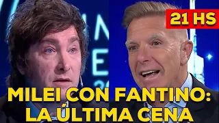 MILEI CON FANTINO EN LA ÚLTIMA CENA 🔴 EN VIVO 🔴 21 HS