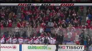 2010: IIHF World Juniors Hockey - Canada vs USA Shootout