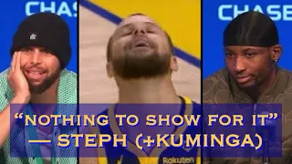 STEPH CURRY: “not consistent” on 43-16 FT disparity; KUMINGA: “we were missing Draymond’s force”