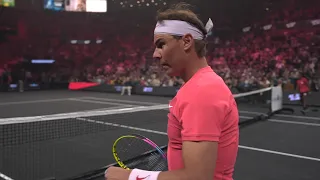 Netflix Slam Highlight: Rafael Nadal's no-look sky-hook overhead