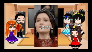 Los personajes de la serie el sultan reaccionan a kösem