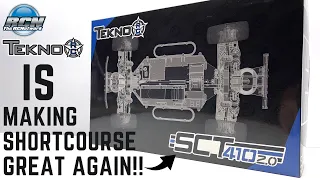 NEW!!  Tekno SCT410 2.0 ✌️- UNBOXING - 1/10th 4wd ShortCourse Truck RC Kit