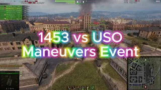 WOT 1453 vs USO ~ Maneuvers Event  7v7 ~ Clan Wars Campaign ~ ENSK