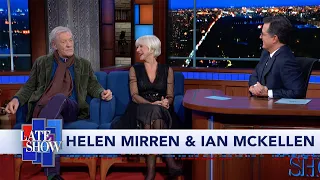 Helen Mirren & Ian McKellen Act Out Trump's Ukraine Quid Pro Quo Call