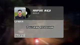 lirik Hapus aku☺ nidji