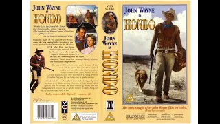 Original VHS Opening and Closing to Hondo UK VHS Tape