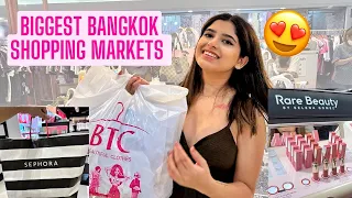 Shopping in Bangkok CHEAP & BIGGEST Markets😍 Rare beauty, chatuchak market | Anindita Chakravarty