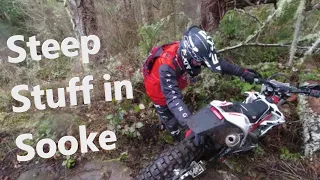 First Ride - Steep Stuff in Sooke BC. Enduro on Beta 300 X-Trainer