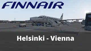 [X-Plane] Helsinki to Vienna - Finnair A319