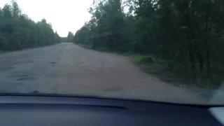 Ужас. Дороги в Тверской области. Смотреть всем.