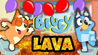 Bluey The Floor is LAVA | Bluey Brain Break Games for Kids