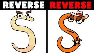 Reverse Hktito Spanish VS Reverse Adrian Spanish Alphabet Lore | Part 4 (Z-A...)