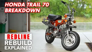How we restored our vintage Honda Trail 70 motorcycle | Redline Rebuild Explained