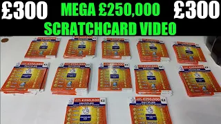 MEGA £250,000 SCRATCHCARD VIDEO