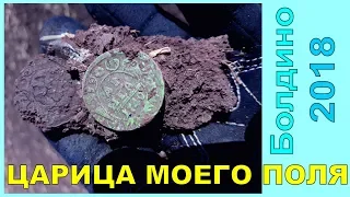 Поиск монет д.Болдино 2018 , интересные находки и поиск клада