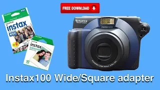 Instax WIDE-SQUARE adapter: 1 CAMERA 2 FORMATS