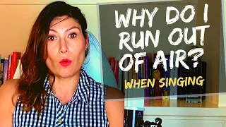 Why do I run out of air when singing or speaking?  Breathing exercises for singers