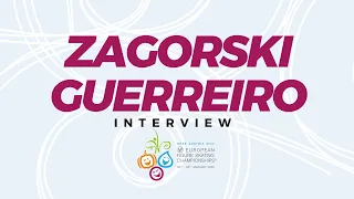 Interview: Zagorski / Guerreiro (RUS) | ISU European Figure Skating Championships | #EuroFigure