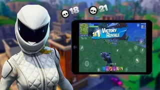 PRO FORTNITE MOBILE PLAYER //NEW WHITEOUT SKIN!!// 225+ WINS