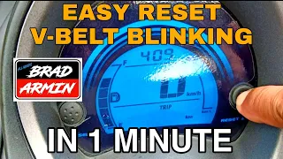 RESET V-BELT BLINKING NMAX V1 IN 1 MINUTE @BRAD ARMIN