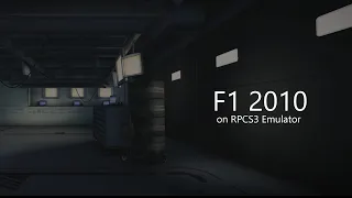 F1 2010 on RPCS3 Emulator