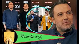 Ben Affleck teams up with Charlie Hunnam at Triple Frontier premiere in Singapore