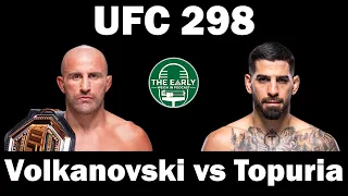 UFC 298 | VOLKANOVSKI VS TOPURIA Breakdown and Bets
