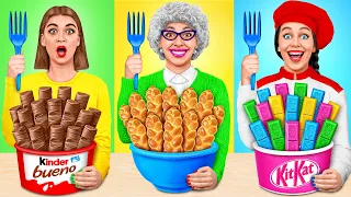 Défi De Cuisine Moi vs Grand-Mère | Défi Fou par TeenDO Challenge
