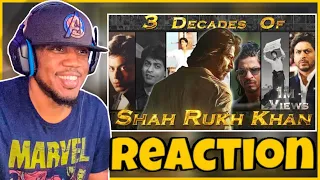 3 Decades Of SRK REACTION!!!| Tribute To The Legend Of Indian Cinema 2022 | SRK SQUAD |