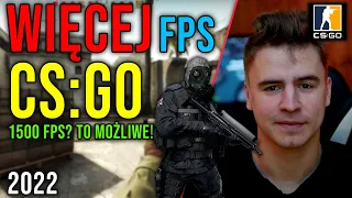 JAK MIEĆ WIĘCEJ FPS W CS:GO? 🤖 Optymalizacja CounterStrike Global Offensive *Nowy Film w opsie* 2022