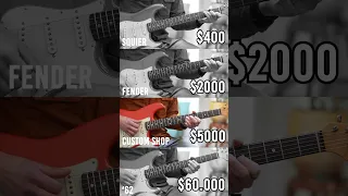 $60.000 VS $400 GUITAR - Do you hear it? 😳