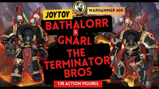 JOYTOY Warhammer 40K Black Legion Chaos Terminators