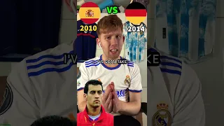 Spain 2010 vs Germany 2014 Combined XI 🧐 #shorts