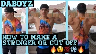 HOW TO MAKE A GYM STRINGER/CUT OFF (BEST WAY)