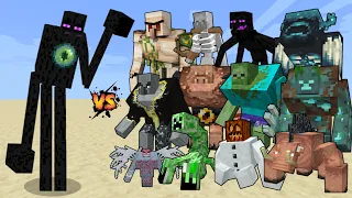 Savage Eye (Minecraft Dungeons) vs Mutant Mobs - Minecraft mob battle