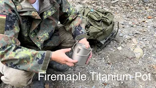 Firemaple Alti Titanium Bushcraft Pot Review