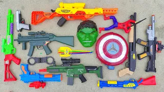 Mencari Tembakan Nerf Gun war Gun, Revolver, Sniper Assault Rifle, AK47, Sniper Rifle, Spiderman Gun