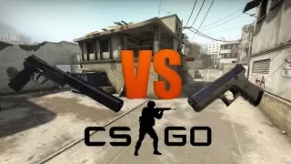 Что круче???!!! USP-S vs. GLOCK-18