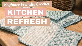 The Perfect CULINARY TRIO: Kitchen Towel, Dishcloth & Potholder Set